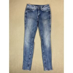 G Star Raw Jeans Womens 26‎ Blue 3301 Contour High Skinny 3D Waistband Stretch